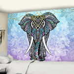 Tapis mural éléphant Indien - Vignette | Paillasson.shop