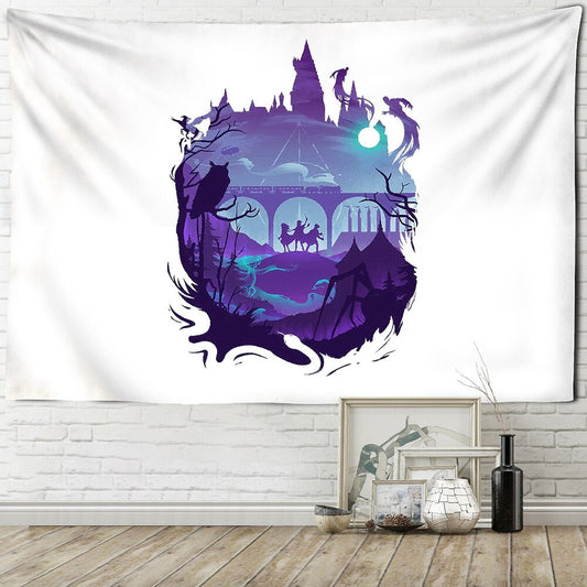 Tapis mural Harry Potter - Poudlard - Paillasson.shop