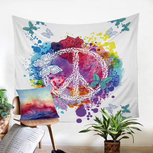 Tapis mural Hippie - Paillasson.shop