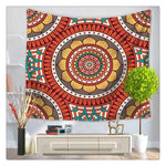 Tapis mural mandala fleur d'orient - Vignette | Paillasson.shop