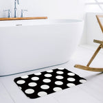 Tapis noir et blanc à petits poids - Vignette | Paillasson.shop