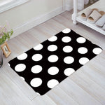 Tapis noir et blanc à petits poids - Vignette | Paillasson.shop