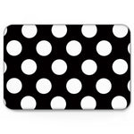 Tapis noir et blanc à petits poids - Vignette | Paillasson.shop