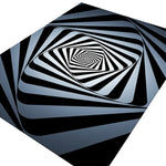 Tapis noir et blanc design - Vignette | Paillasson.shop