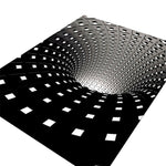 Tapis noir et blanc design - Vignette | Paillasson.shop