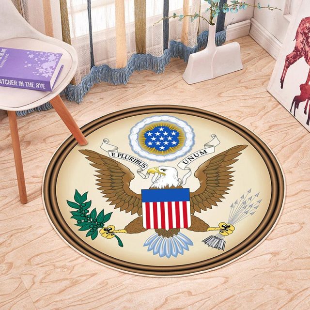 Tapis rond américain - Paillasson.shop