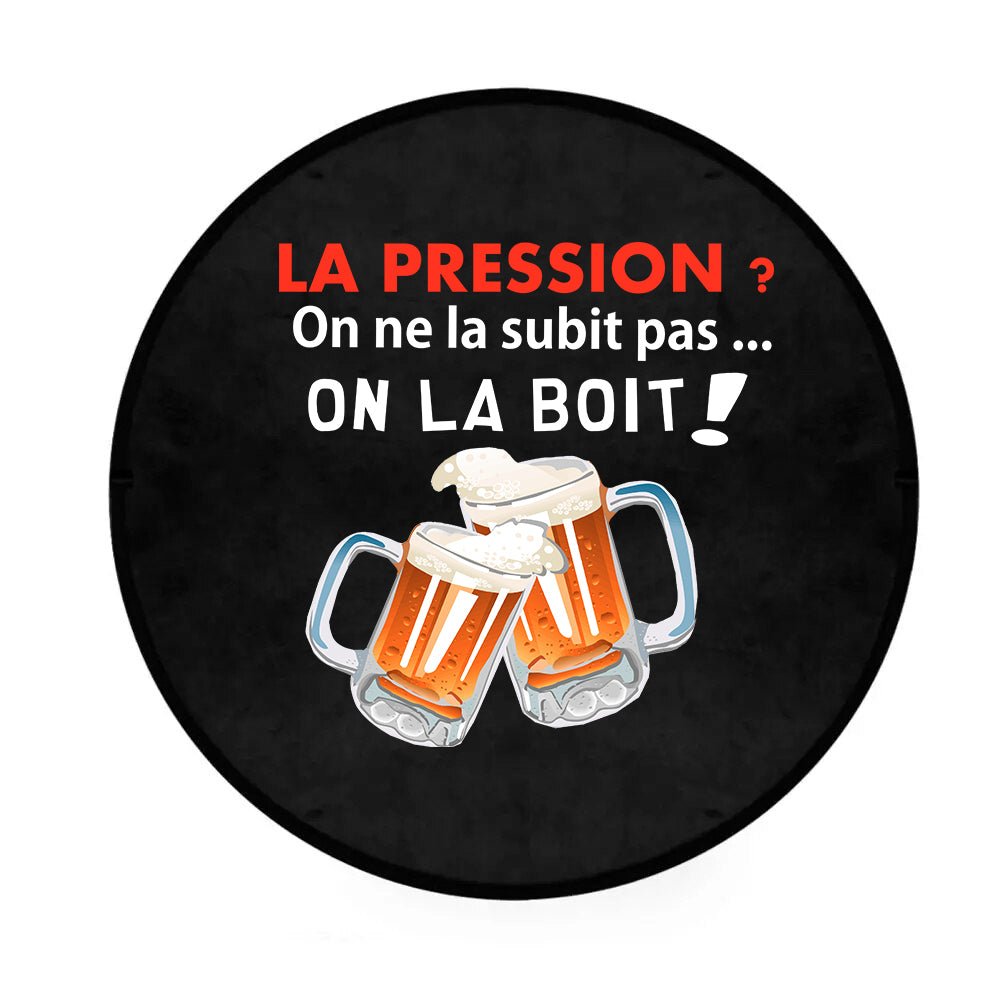 Tapis rond Bière - Paillasson.shop
