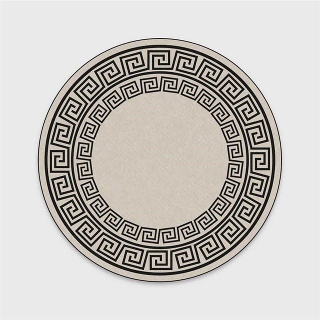 Tapis rond classique Chinois - Paillasson.shop