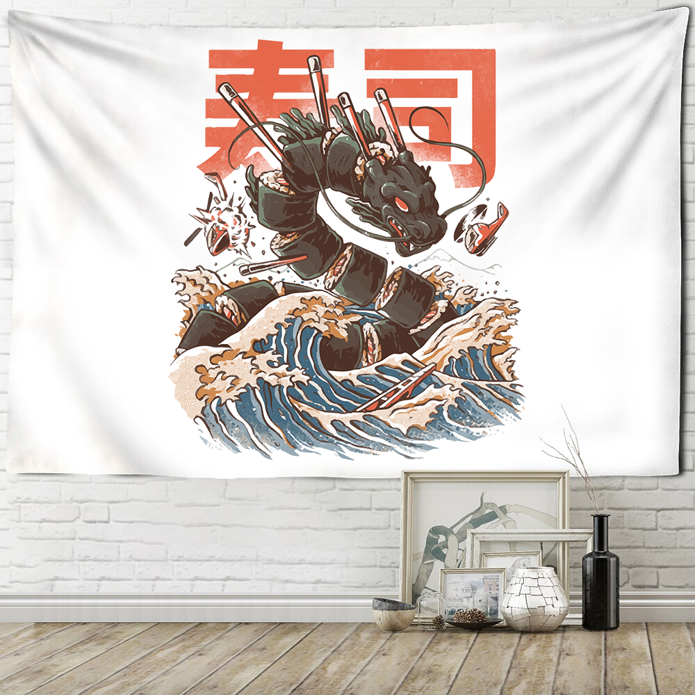 Tapis mural Dragon Sushis